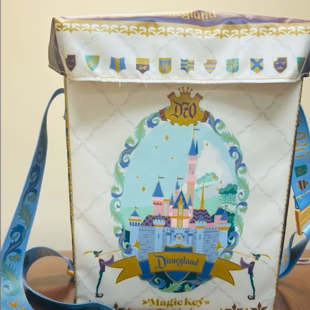 Disneyland Magic key 70th popcorn Bag